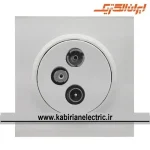 پریز آنتن RD-SAT-TV اسپادانا سفید زه سفید ایران الکتریک - تصویر 2