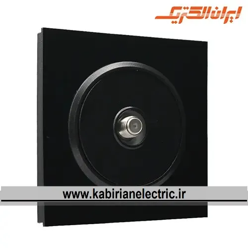 KB-001303 پریز آنتن SAT اسپادانا مشکی زه مشکی ایران الکتریک - تصویر 1