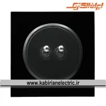 کلید دو پل اهرمی اسپادانا مشکی زه مشکی ایران الکتریک - تصویر 2