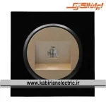 سوکت تلفن اسپادانا مشکی میان بژ ایران الکتریک - تصویر 2