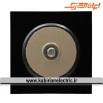 پریز آنتن SAT اسپادانا مشکی میان بژ ایران الکتریک - تصویر 2