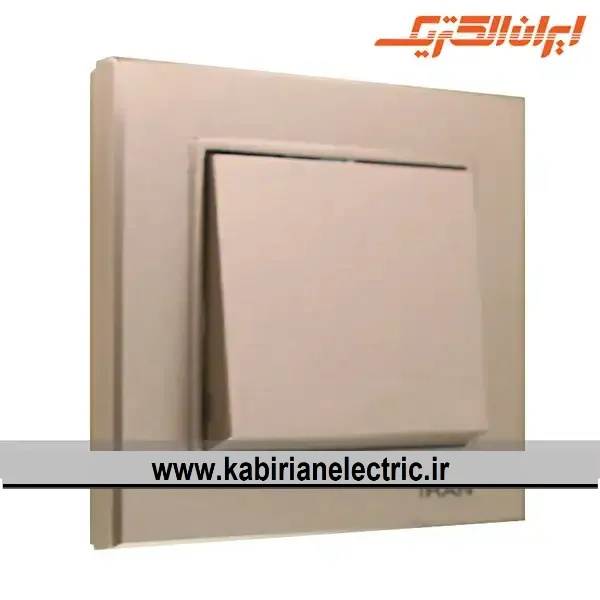 KB-001404 کلید تبدیل برلیان بژ ایران الکتریک - تصویر 1