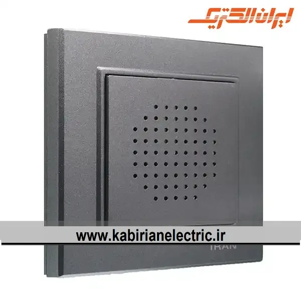 KB-001451 زنگ دینگ دانگ برلیان زغال سنگی ایران الکتریک - تصویر 1
