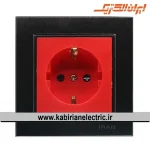 پریز برق UPS برلیان مشکی ایران الکتریک - تصویر 2