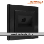 سوکت تلفن برلیان مشکی ایران الکتریک