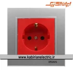 پریز برق UPS برلیان نقره ای ایران الکتریک - تصویر 2