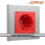پریز برق UPS برلیان نقره ای ایران الکتریک