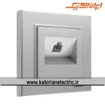 سوکت تلفن برلیان نقره ای ایران الکتریک