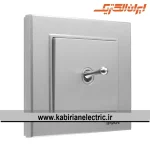 کلید تبدیل اهرمی برلیان نقره ای ایران الکتریک