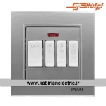کلید کولر برلیان نقره ای ایران الکتریک - تصویر 2