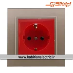 پریز برق UPS برلیان پلکسی بژ ایران الکتریک - تصویر 2