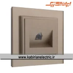 سوکت تلفن برلیان پلکسی بژ ایران الکتریک