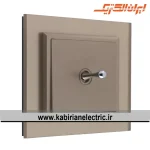 کلید تبدیل اهرمی برلیان پلکسی بژ ایران الکتریک