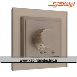 کلید دیمر برلیان پلکسی بژ ایران الکتریک