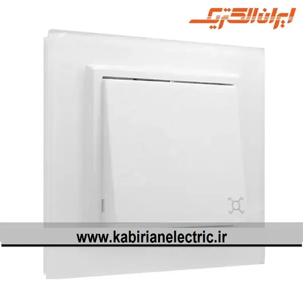 KB-001581 کلید کراکس (صلیبی) برلیان پلکسی سفید ایران الکتریک - تصویر 1
