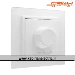 کلید دیمر برلیان پلکسی سفید ایران الکتریک