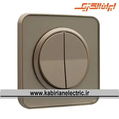 KB-001597 کلید دو پل اسپیناس بژ زه بژ ایران الکتریک - تصویر 1