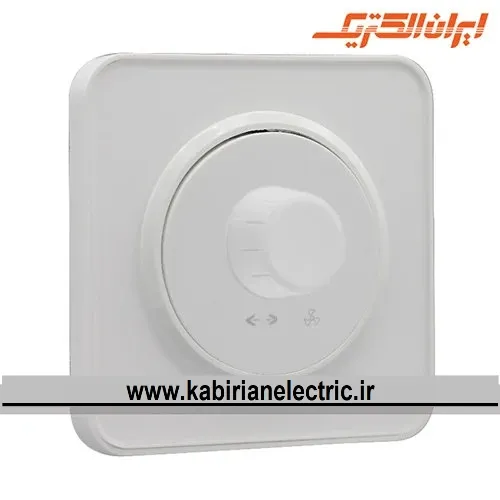 KB-001673 کلید دیمر اسپیناس سفید زه سفید ایران الکتریک - تصویر 1