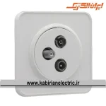 پریز آنتن RD-SAT-TV اسپیناس سفید زه سفید ایران الکتریک