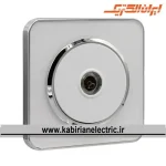 پریز آنتن TV اسپیناس سیلور زه سفید میان سفید ایران الکتریک