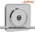 پریز آنتن SAT اسپیناس سیلور زه سفید میان سفید ایران الکتریک
