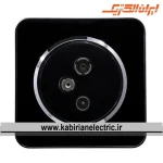 پریز آنتن RD-SAT-TV اسپیناس سیلور زه مشکی میان مشکی ایران الکتریک - تصویر 2