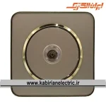 پریز آنتن TV اسپیناس طلایی زه بژ میان بژ ایران الکتریک - تصویر 2