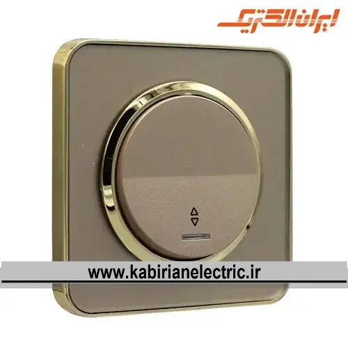 KB-001740 کلید تبدیل اسپیناس طلایی زه بژ میان بژ ایران الکتریک - تصویر 1