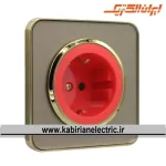 پریز برق UPS اسپیناس طلایی زه بژ میان بژ ایران الکتریک