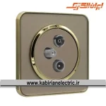 پریز آنتن RD-SAT-TV اسپیناس طلایی زه بژ میان بژ ایران الکتریک