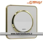 کلید تک پل اسپیناس طلایی زه سفید میان سفید ایران الکتریک