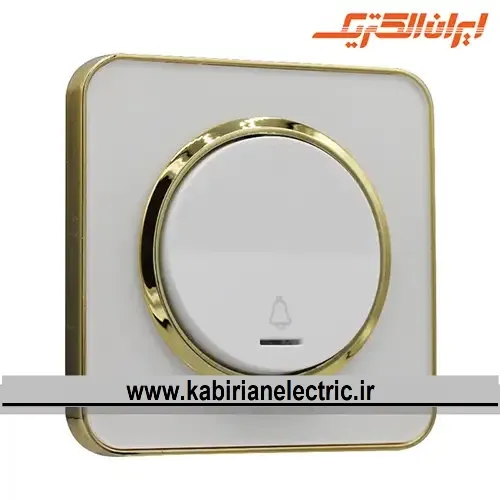 KB-001764 شاسی زنگ اسپیناس طلایی زه سفید میان سفید ایران الکتریک - تصویر 1