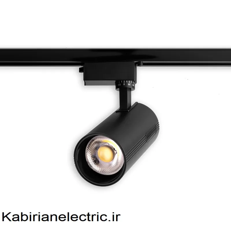 KB-001956 چراغ ریلی اوپتو لنزدار بدنه مشکی دو لاین 30 وات EDC - تصویر 1