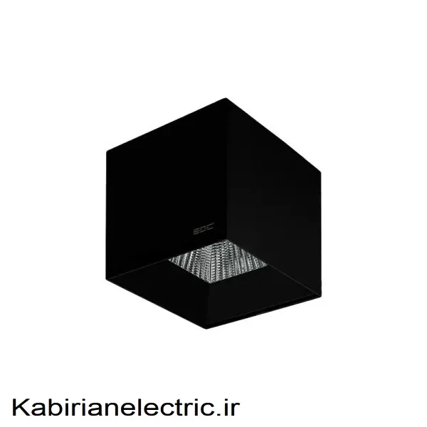 KB-001978 چراغ سقفی روکار Cube بدنه مشکی 32 وات EDC - تصویر 1