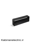چراغ دیواری داخلی مستطیل بدنه مشکی 18 وات EDC