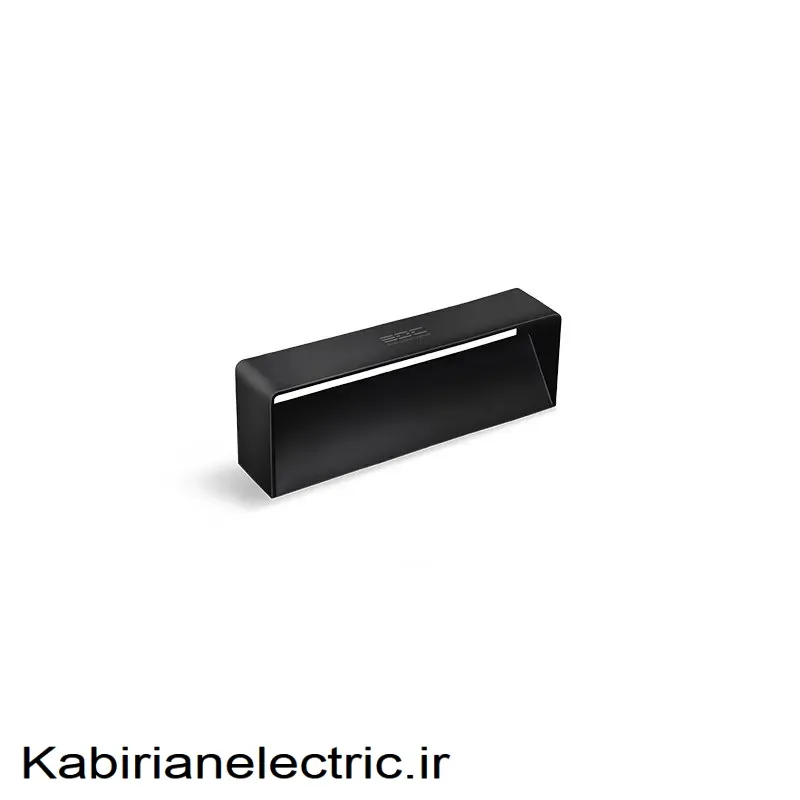 KB-001995 چراغ دیواری داخلی مستطیل بدنه مشکی 18 وات EDC - تصویر 1