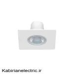 چراغ سقفی توکار اکونومی لنزدار مربع 7 وات EDC