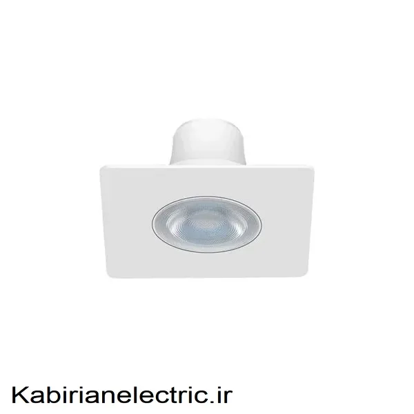 KB-002057 چراغ سقفی توکار اکونومی لنزدار مربع 7 وات EDC - تصویر 1