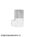 چراغ دیواری فضای آزاد کریستالی یک طرفه بدنه سفید 5 وات EDC
