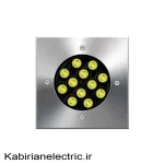 چراغ دفنی مربع 12 وات EDC