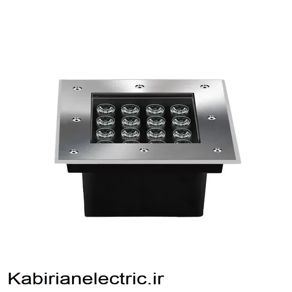 KB-002108 چراغ دفنی مربع 16 وات EDC - تصویر 1