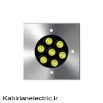 چراغ دفنی مربع 7 وات EDC