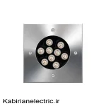 چراغ دفنی مربع 9 وات EDC