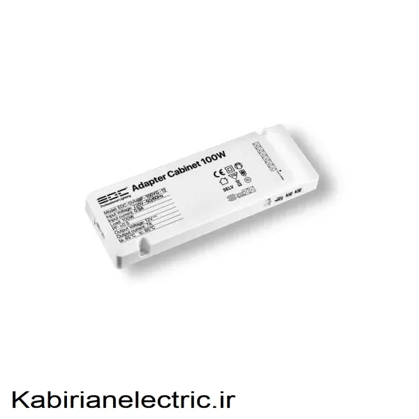 KB-002193 آداپتور کابینتی 7 آمپر 12 ولت 100 وات EDC - تصویر 1