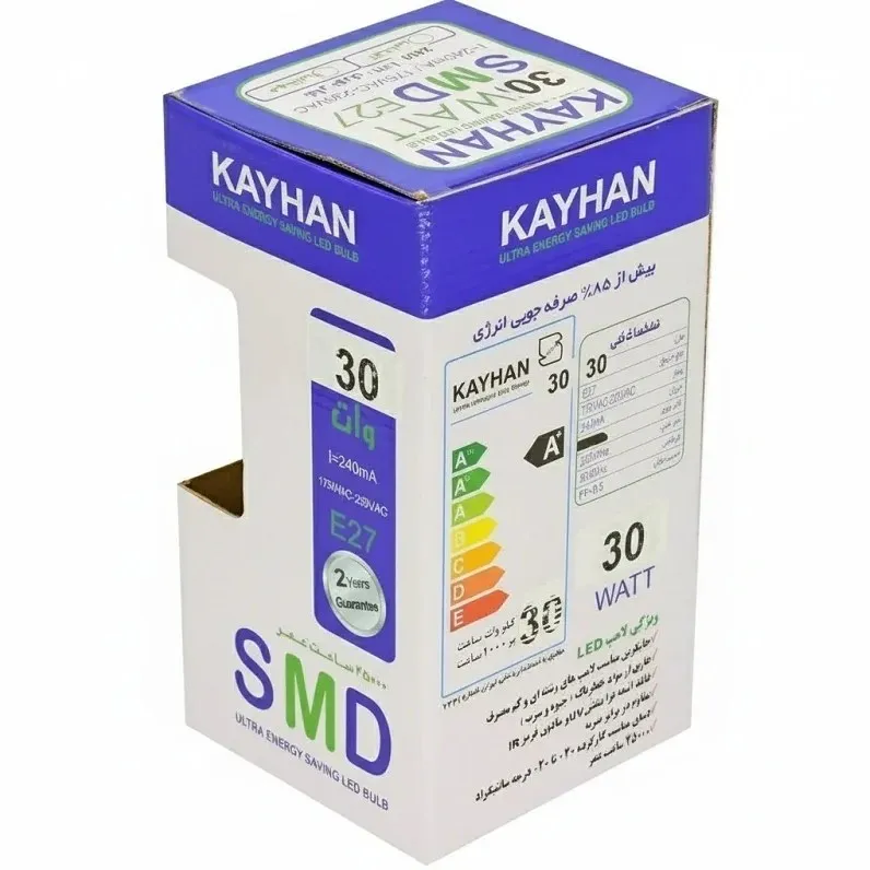 KB-002221 لامپ حبابی 30 وات کیهان آفتابی - تصویر 1